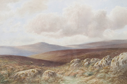 William H. Dyer 1890 - 1985"Dartmoor near Princetown"